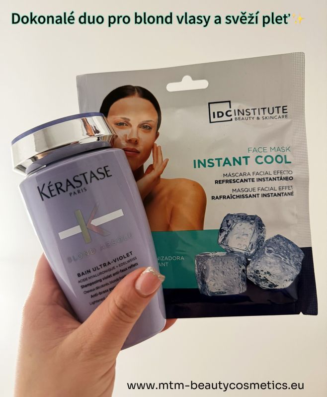 💜 Dokonalé duo pro blond vlasy a svěží pleť ✨💆‍♀️ Dopřejte si kombinaci, která osvěží i rozzáří. 🧴 Kérastase Blond Absolu...